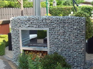 Gabionen Grill