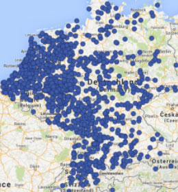 Wo stehen unsere Gabionen?