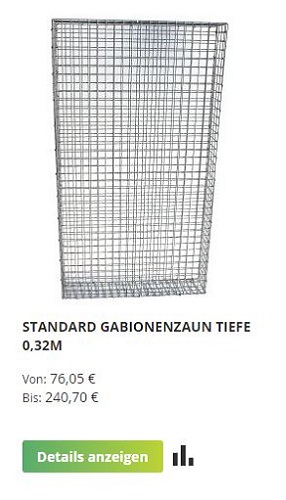 steinkorbe preisliste